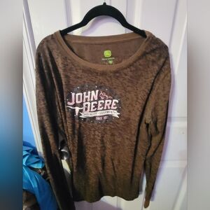 John Deere Long Sleeve Tshirt Size XL